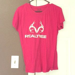 L magenta REALTREE shirt